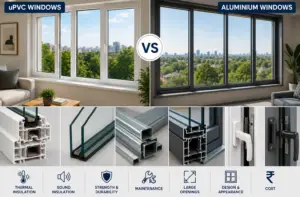 uPVC vs aluminium windows